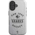 NHL San Jose Sharks Black Text iPhone 16 Plus Magsafe Impact Case